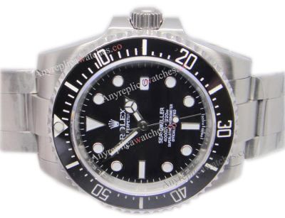 AAA Grade Replica Rolex Sea-Dweller 4000m Men Watch 40mm Black Ceramic